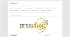 Desktop Screenshot of presufast.com