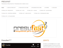 Tablet Screenshot of presufast.com